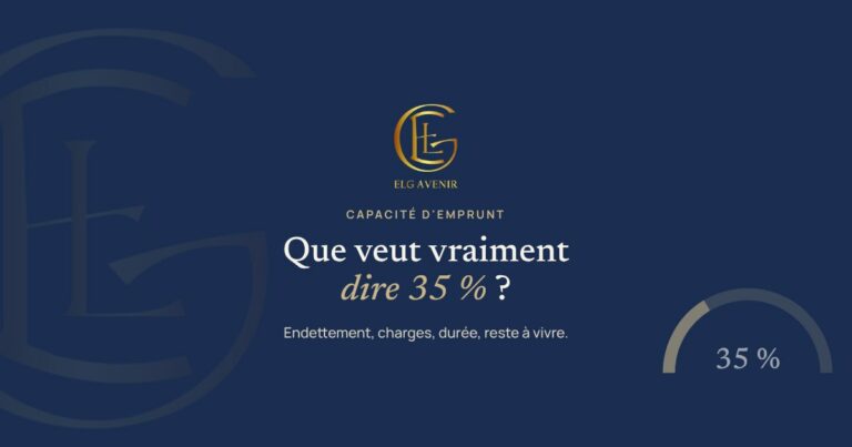Jauge du taux d’endettement à 35 %